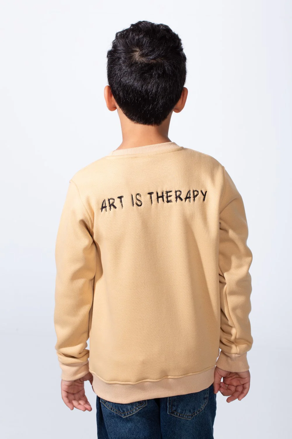 Boy’s Art Print Slim Fit Crew Neck Long Sleeves Sweatshirt - Image 10
