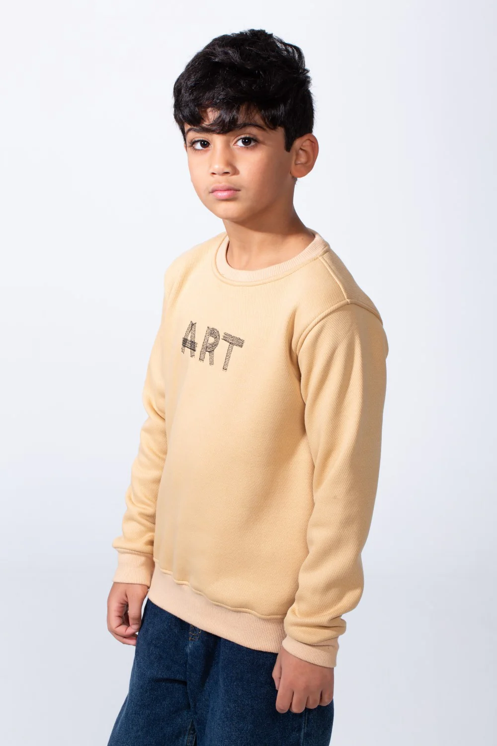 Boy’s Art Print Slim Fit Crew Neck Long Sleeves Sweatshirt - Image 11