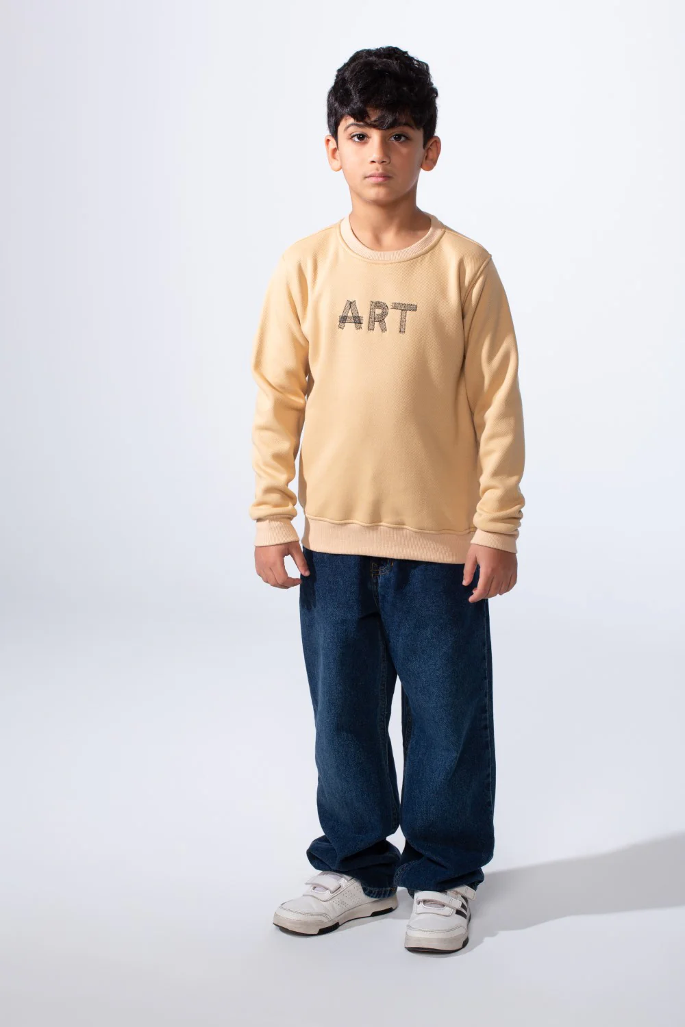 Boy’s Art Print Slim Fit Crew Neck Long Sleeves Sweatshirt - Image 12