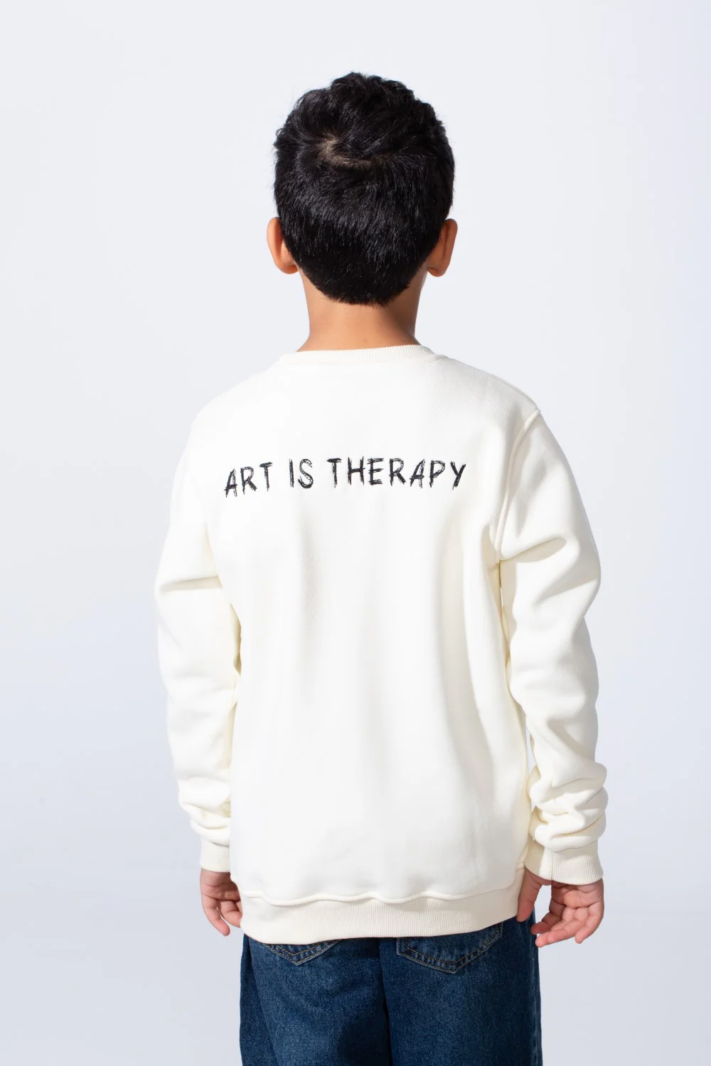 Boy’s Art Print Slim Fit Crew Neck Long Sleeves Sweatshirt - Image 6