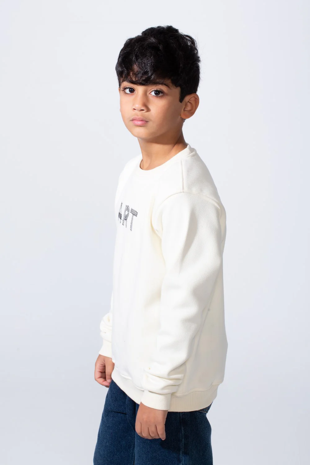 Boy’s Art Print Slim Fit Crew Neck Long Sleeves Sweatshirt - Image 7