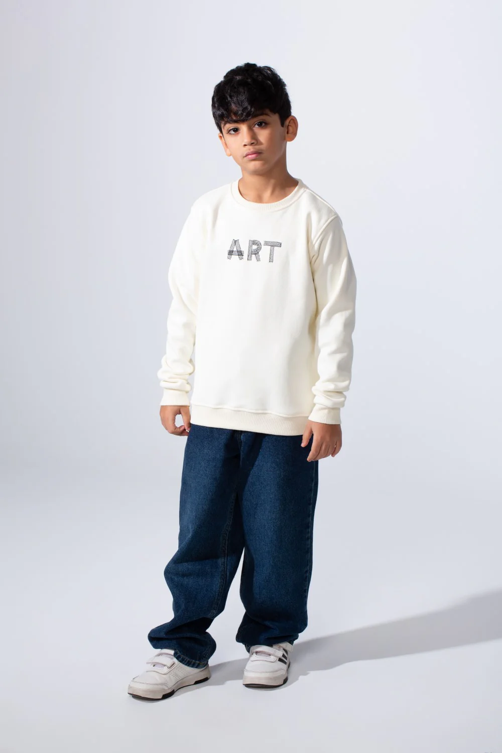 Boy’s Art Print Slim Fit Crew Neck Long Sleeves Sweatshirt - Image 8