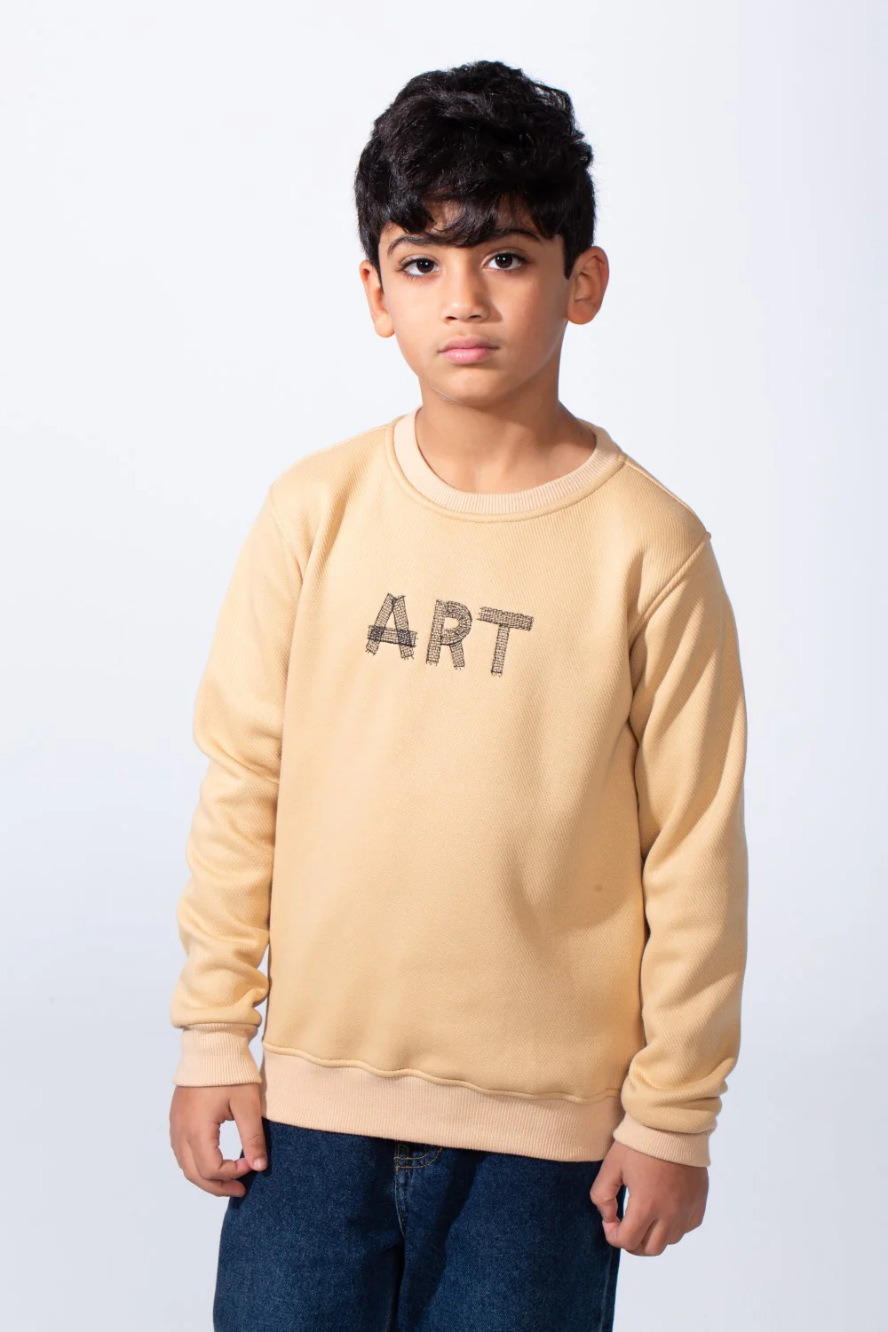 Boy’s Art Print Slim Fit Crew Neck Long Sleeves Sweatshirt - Image 9