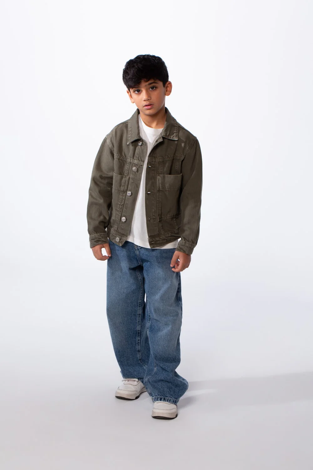 Boy’s Boxy Fit Front Pockets Denim Jeans Everyday Casual Wear Jacket - Image 8