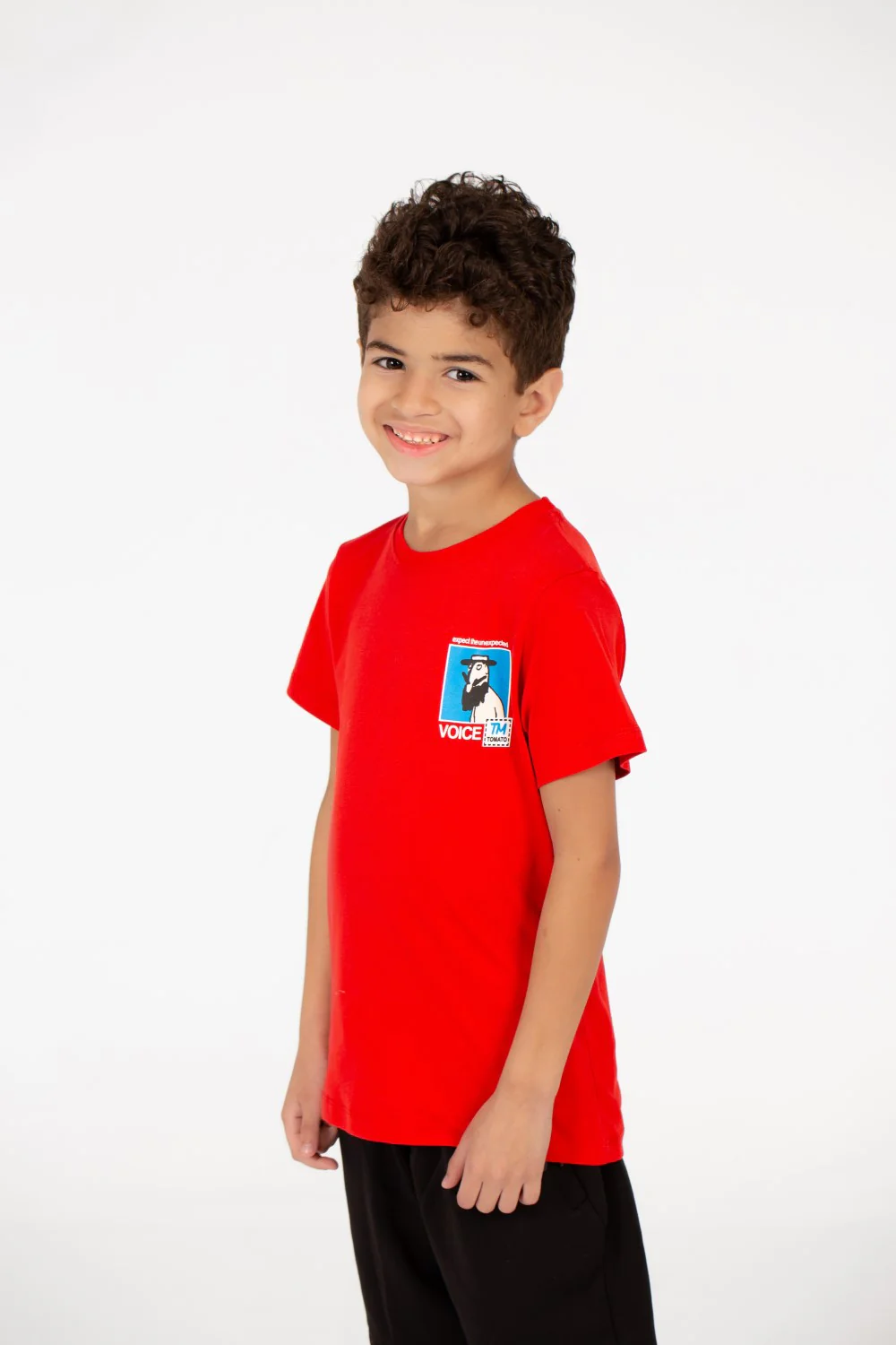 Boy’s Graphic Print Crew Neck Half Sleeve T-Shirt - Image 3