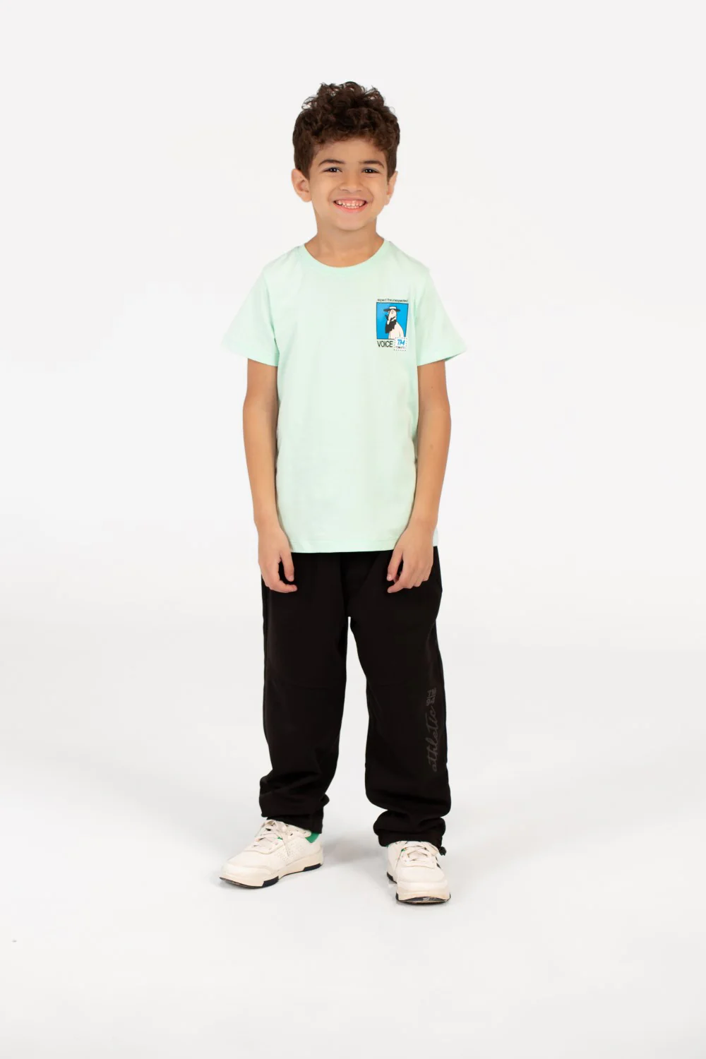Boy’s Graphic Print Crew Neck Half Sleeve T-Shirt - Image 8