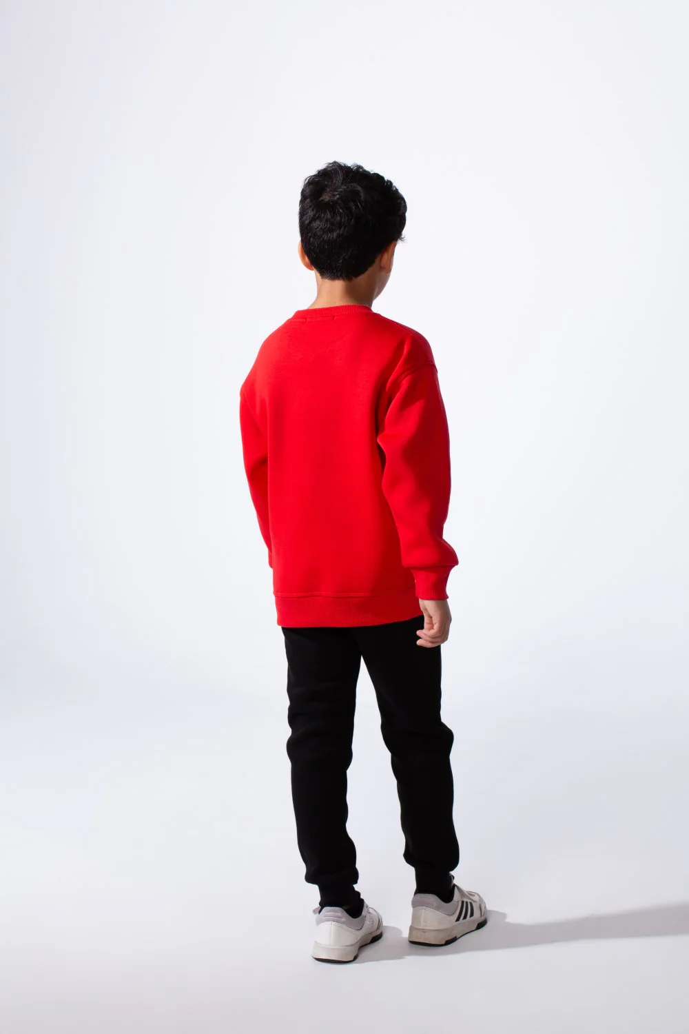 Boy’s Melton Front Graphic Print Slim Fit 2-Pieces Outfit Set - Image 6