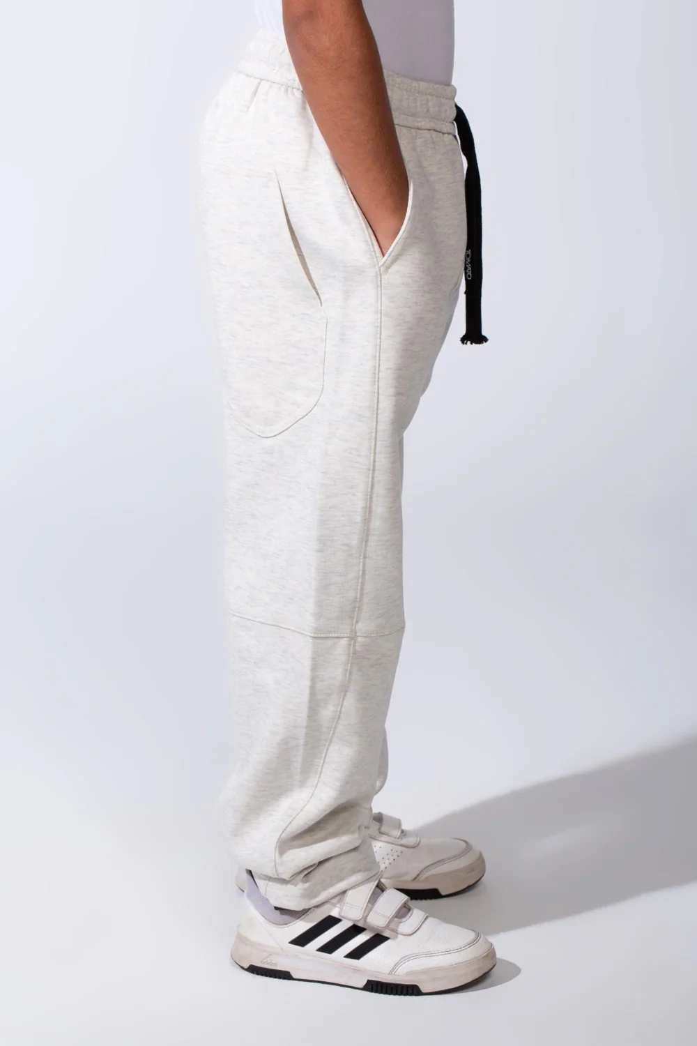 Boy’s Plain Wide Leg Drawstring Jogger Everyday Wear Sweatpants - Image 16