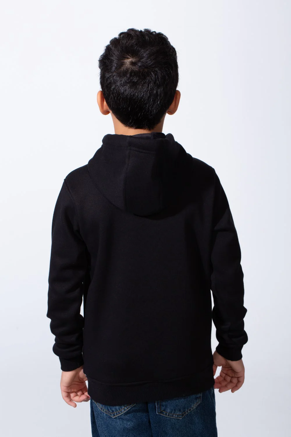Boy’s Slim Fit Modern Comfort For Everyday Wear Front Print Hood Sweatshirt - Image 6