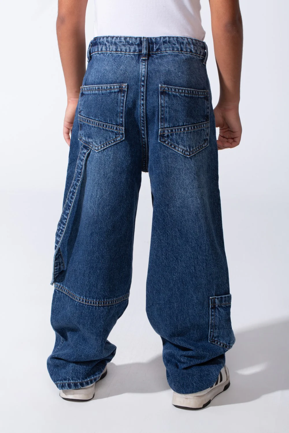 Boy’s Slouchy Boyfriend Clean Cut Jeans Denim Casual Pants - Image 22