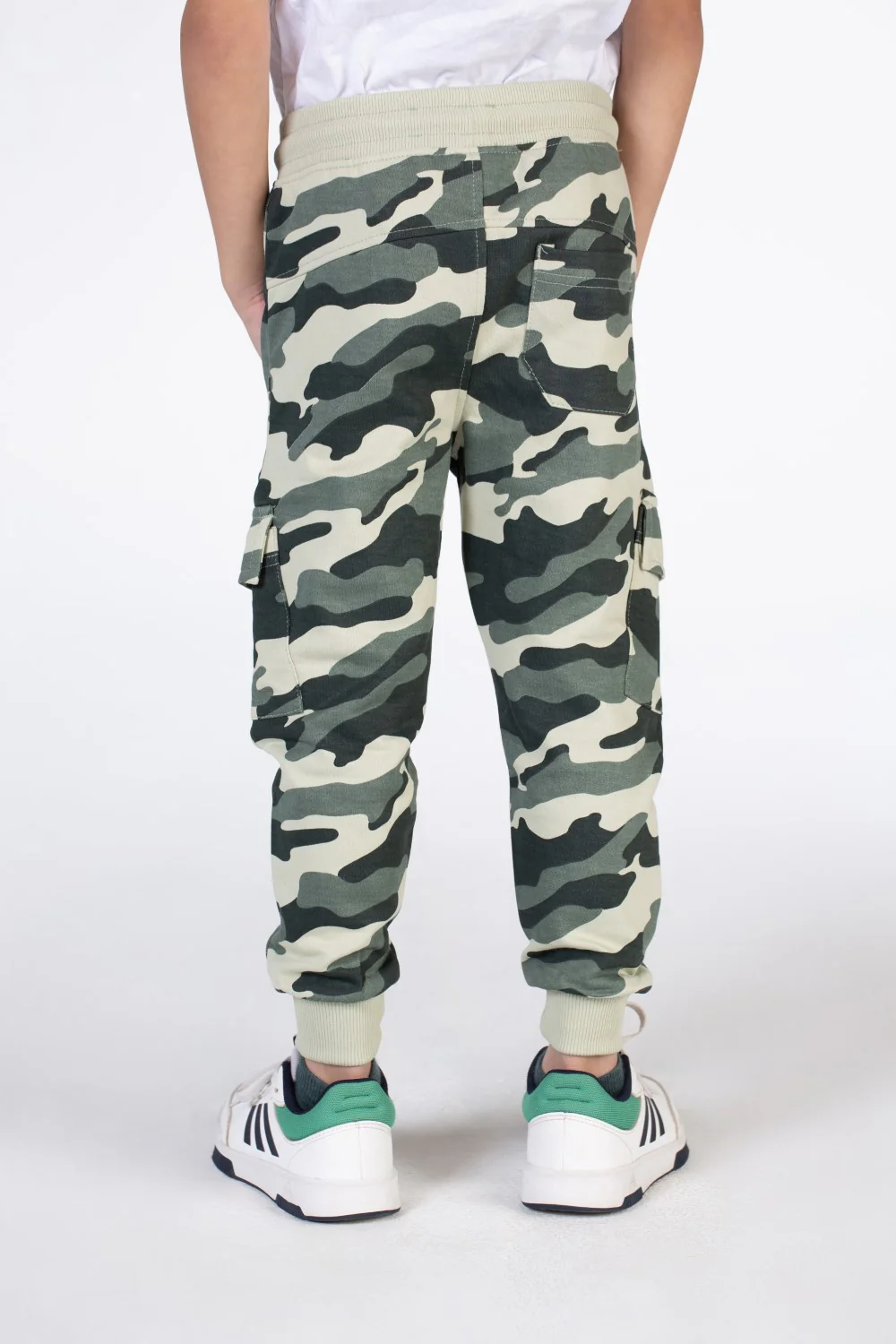 Boys Army Milton Sweatpants With Distinctive Side Pockets - Image 8