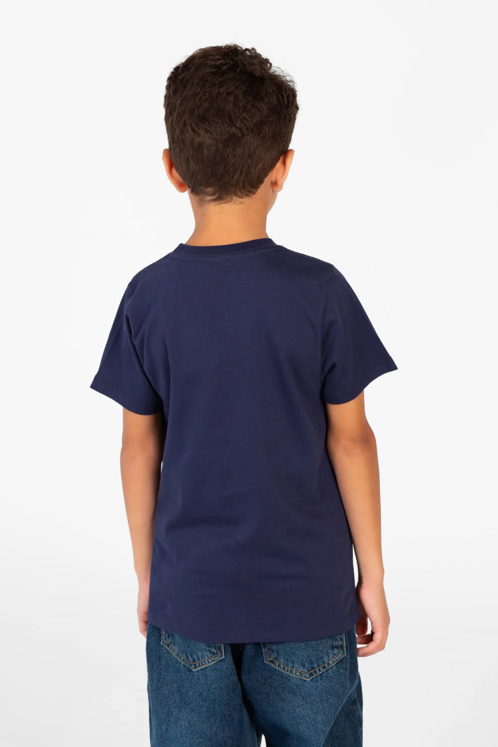 Boy's Basic Crew Neck T-Shirt - Image 2
