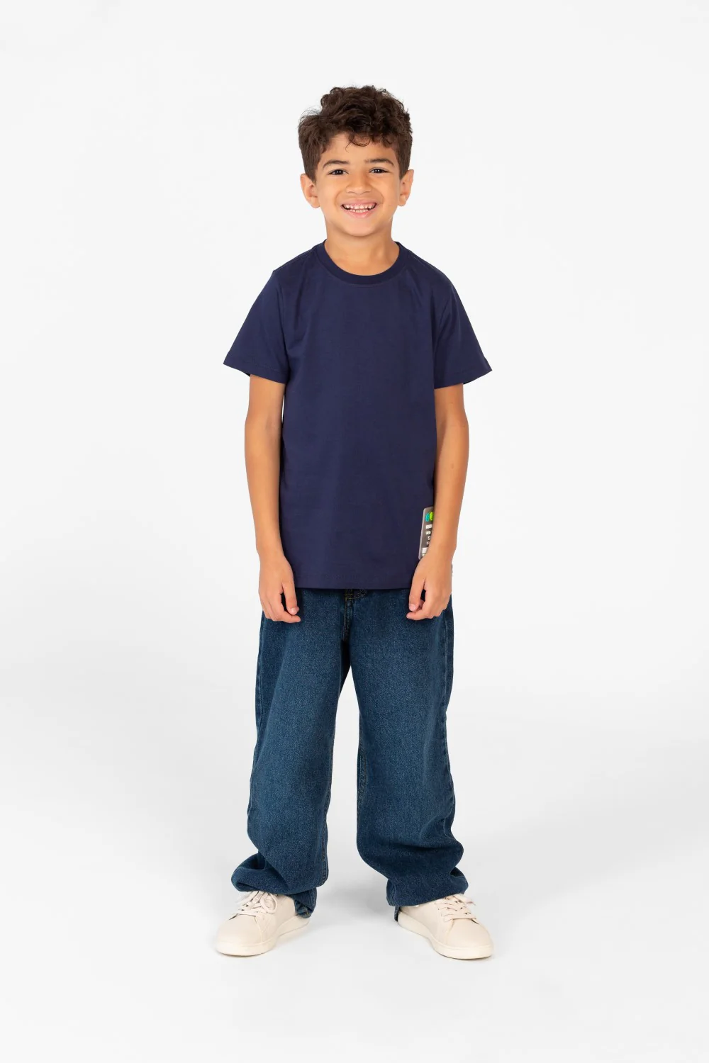 Boy's Basic Crew Neck T-Shirt - Image 4