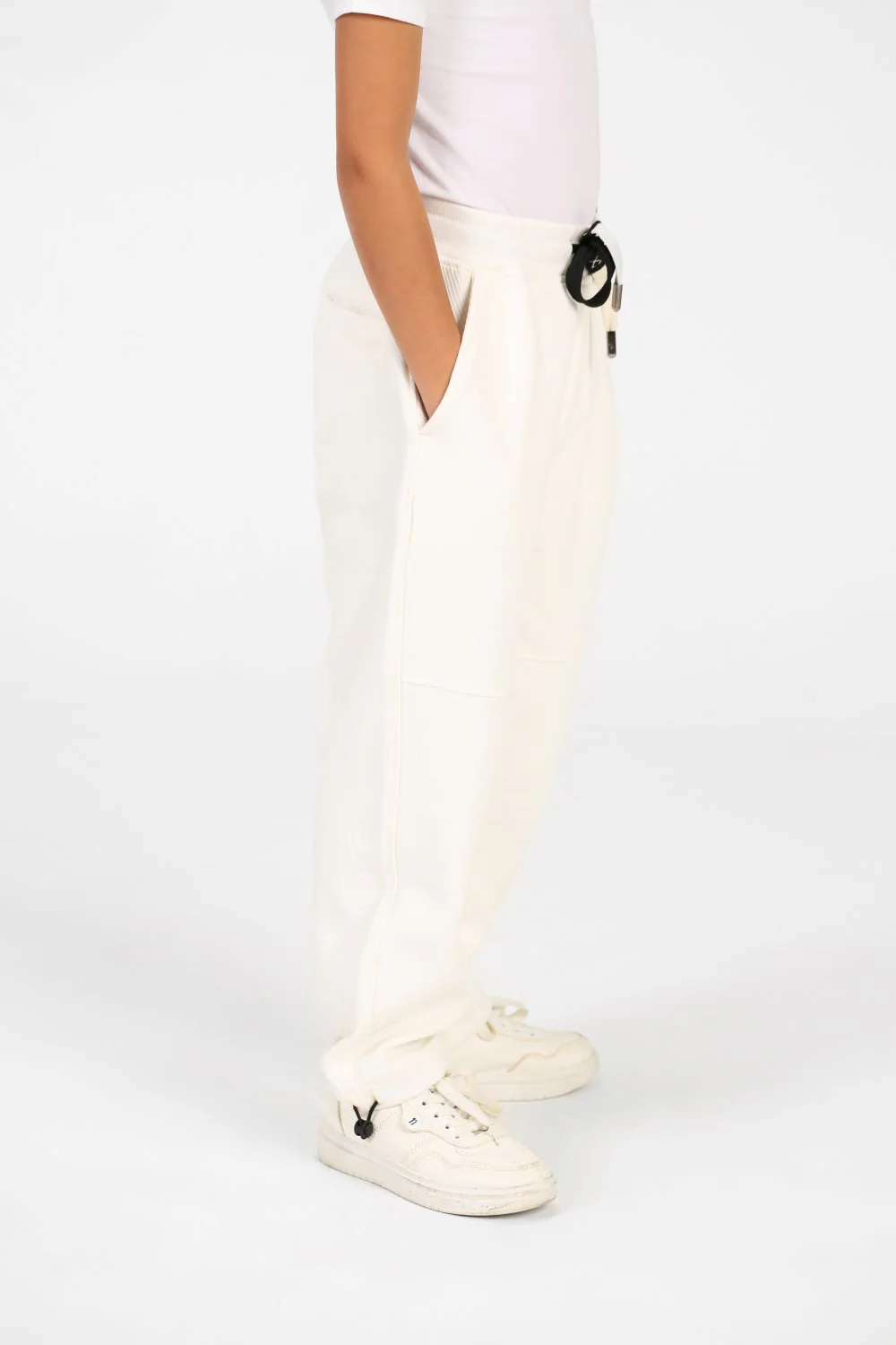 Boy's Basic Elastic Waistband Drawstring Sweatpants - Image 15