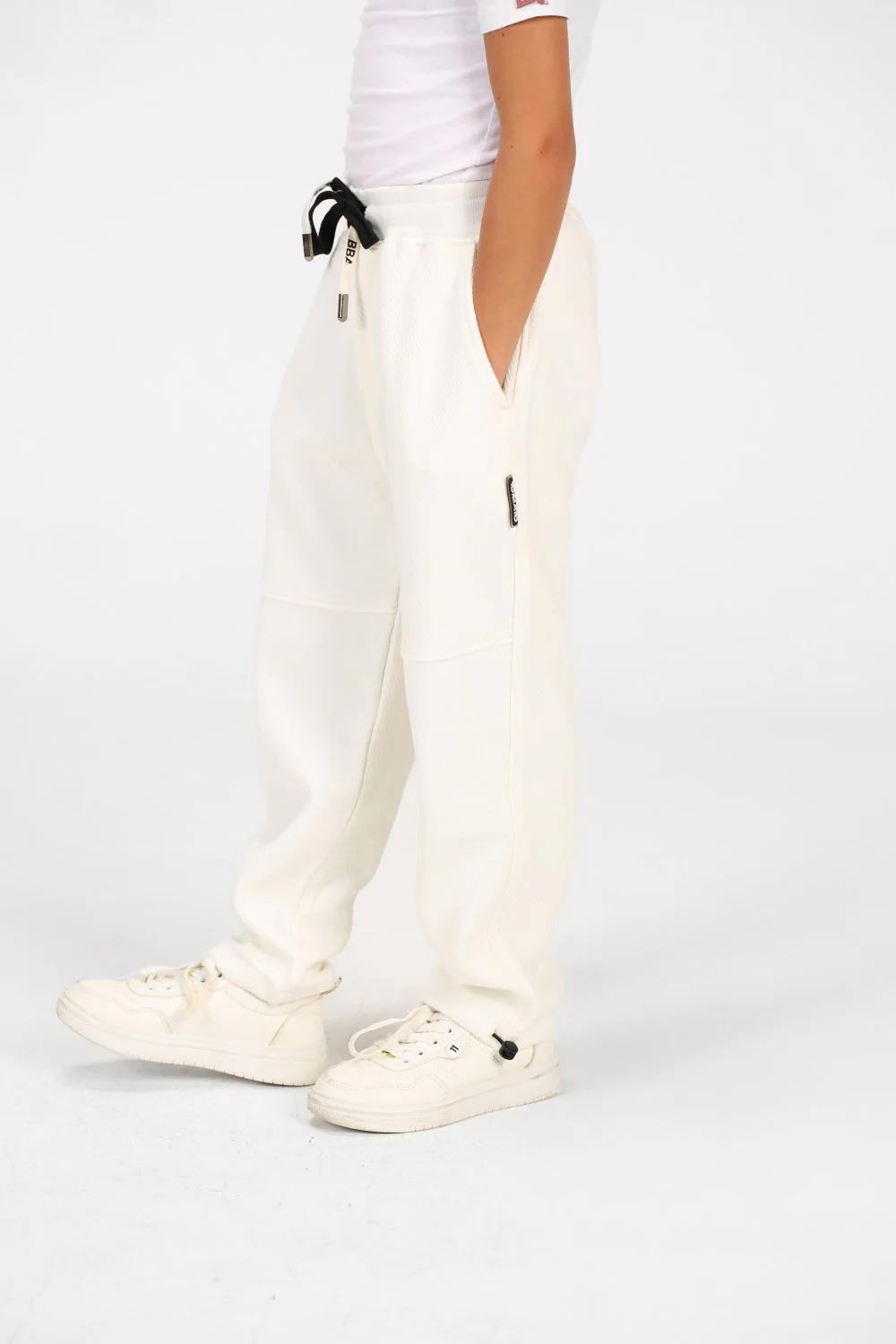 Boy's Basic Elastic Waistband Drawstring Sweatpants - Image 16