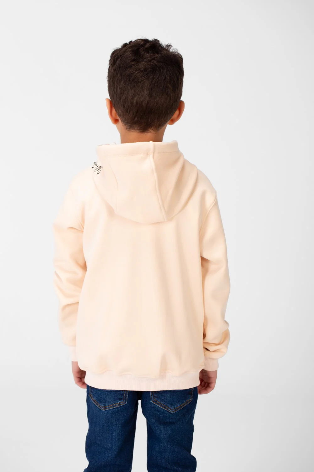 Boy's Basic Hood Sweatshirt With Full Zippers - Image 10