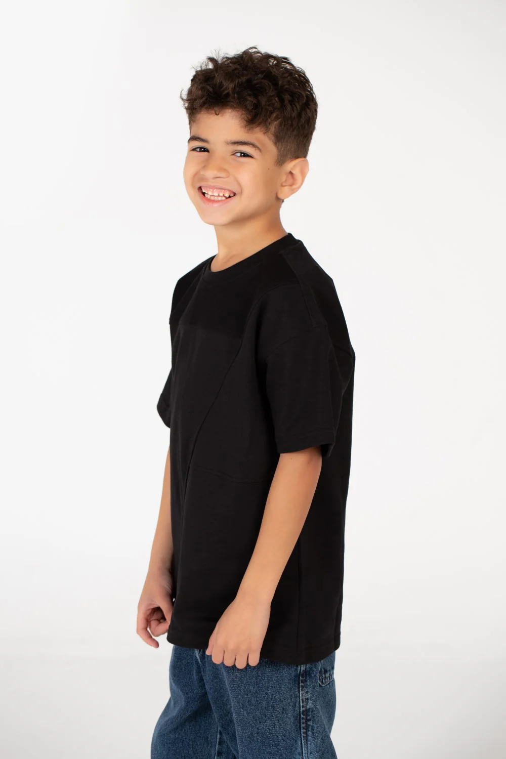 Boy's Basic Milton Oversized T-Shirt - Image 3
