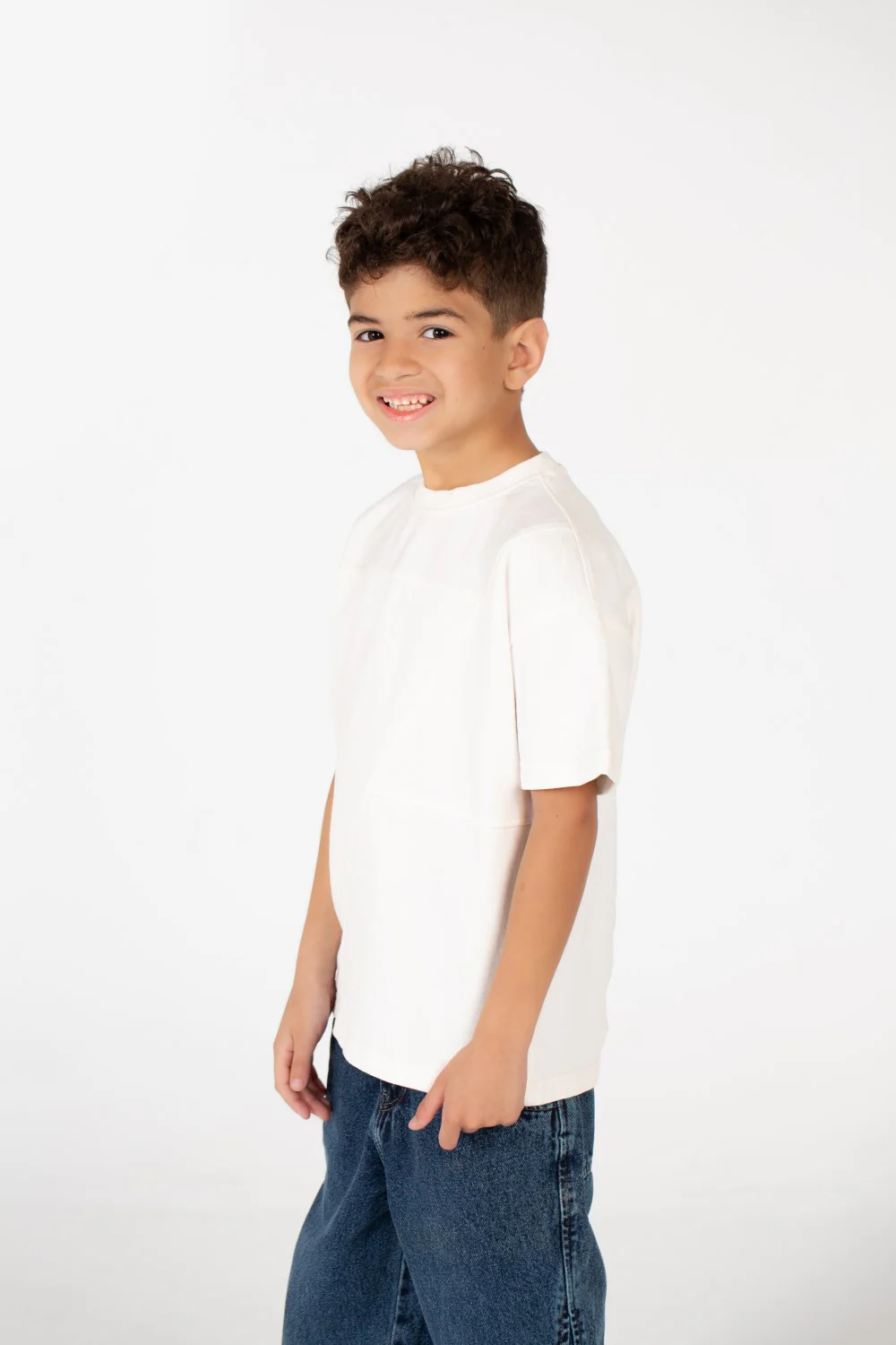 Boy's Basic Milton Oversized T-Shirt - Image 7