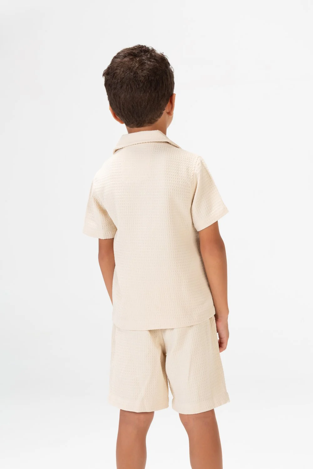 Boys Basic Outfit Consisting Of Two Pieces Sleeved Made Of Comfortable Summer Material - Image 2
