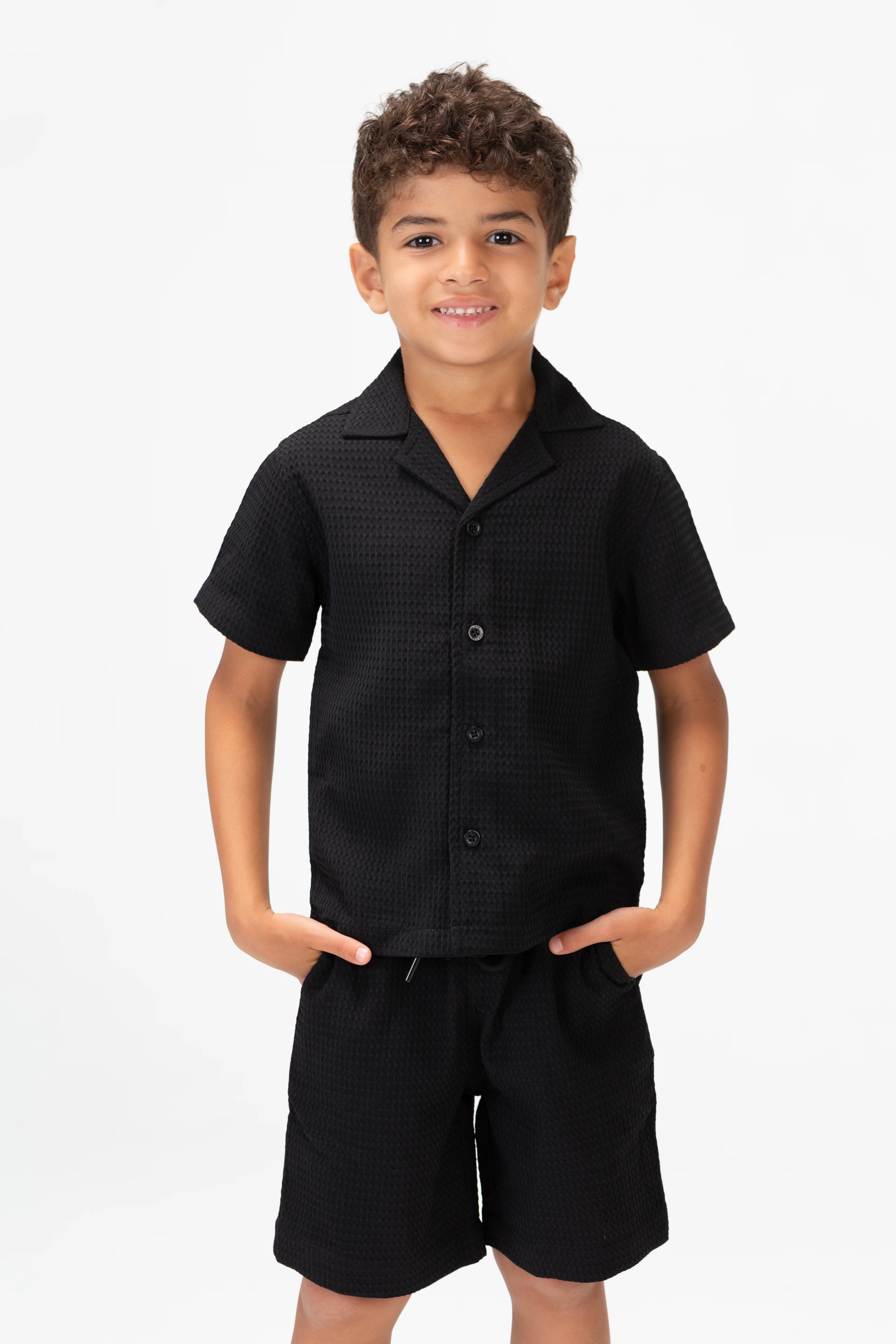 Boys Basic Outfit Consisting Of Two Pieces Sleeved Made Of Comfortable Summer Material - Image 6