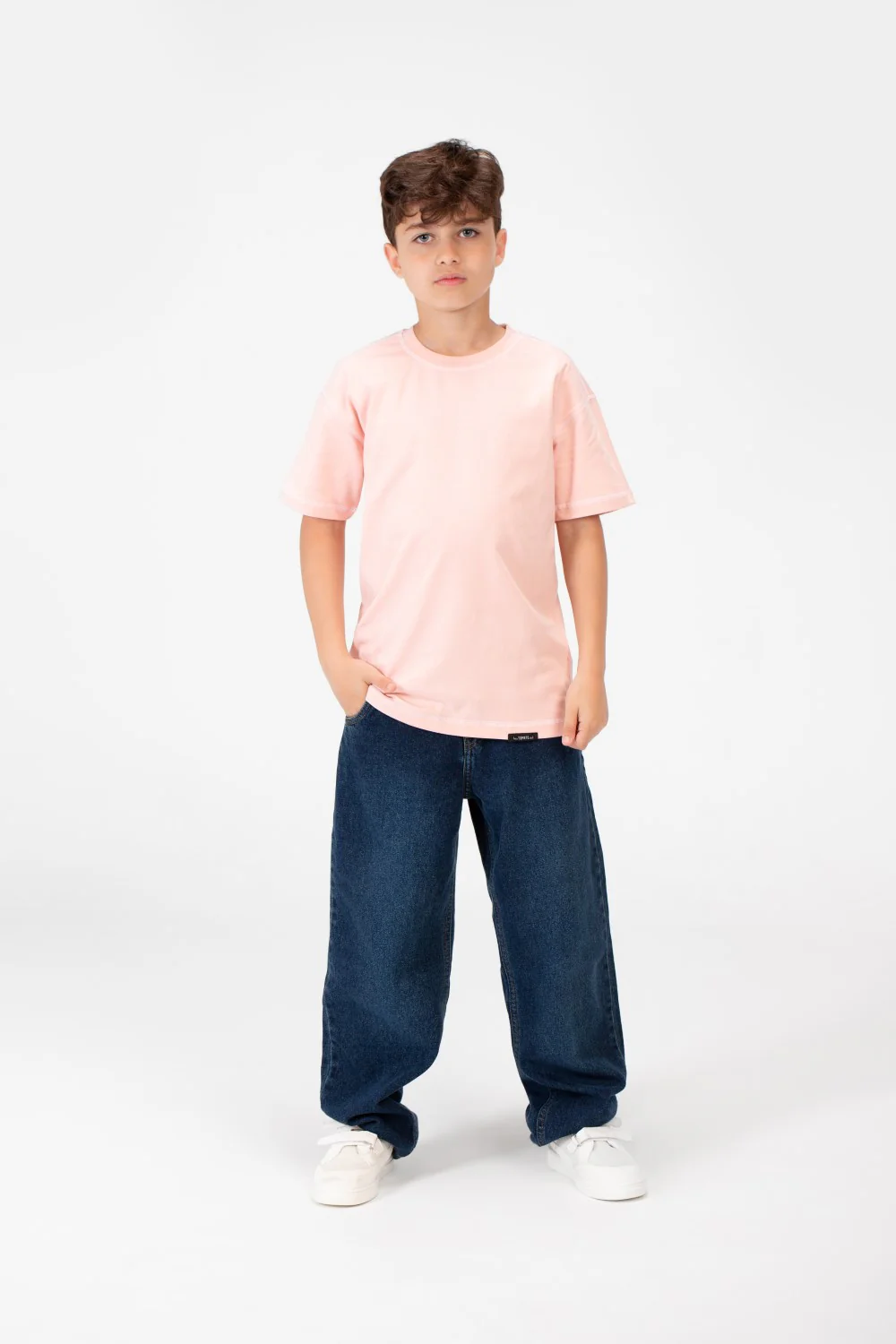 Boy's Basic Oversized Half Sleeve T-Shirt - Image 8