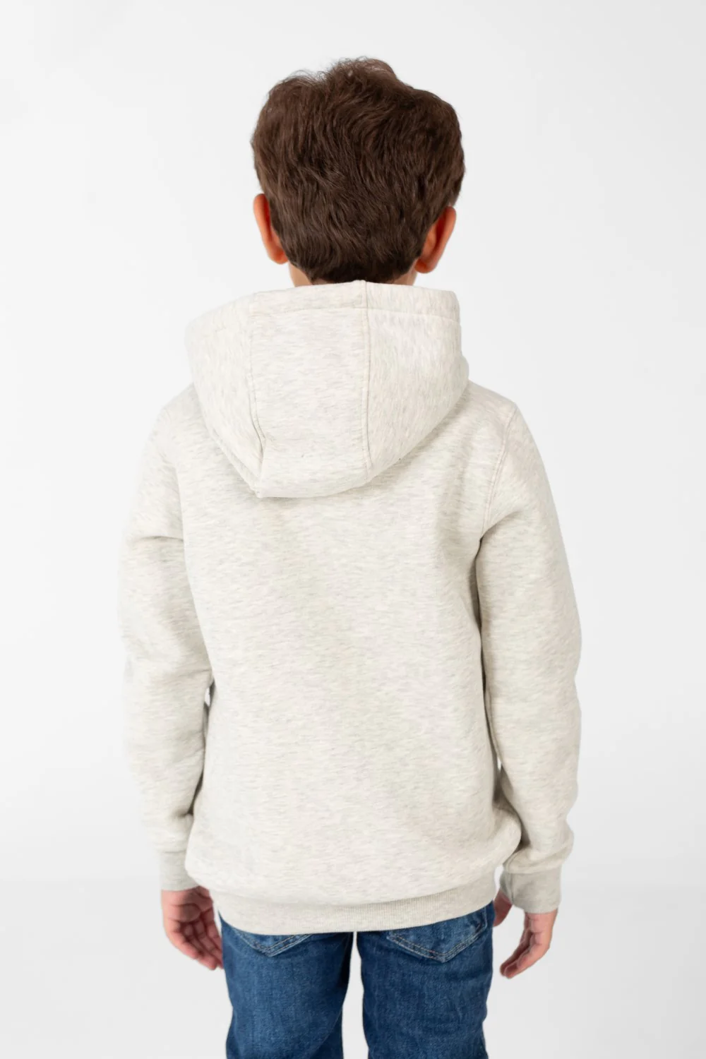Boy's Basic Plain Hoodie Sweatshirt With Kangaroo Pocket - Image 42