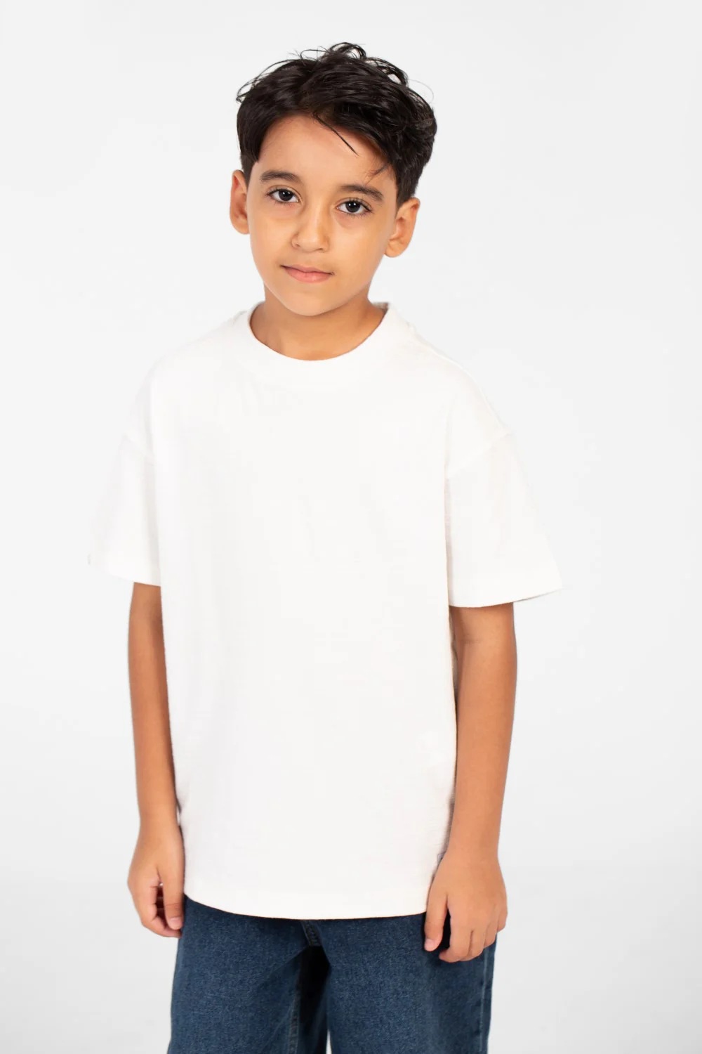 Boy's Basic Round Neck Short Sleeve T-Shirt For Everyday Wear With Unique Details - Image 5