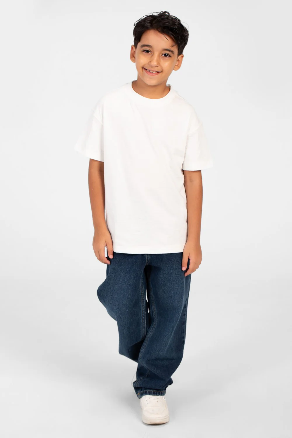 Boy's Basic Round Neck Short Sleeve T-Shirt For Everyday Wear With Unique Details - Image 8