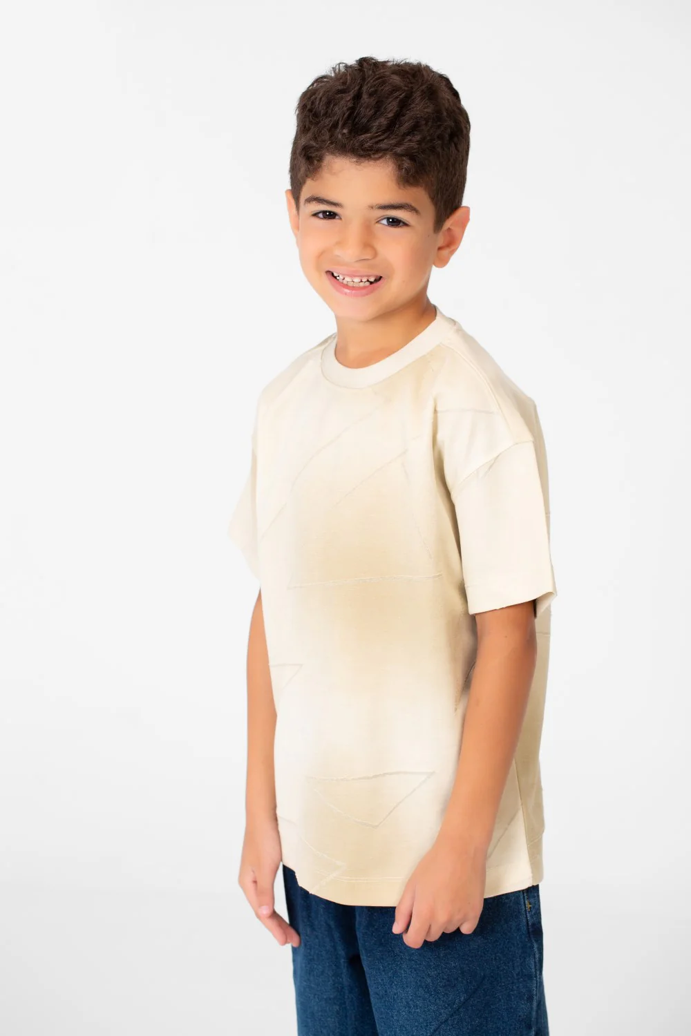 Boy's Basic Short Sleeves Round Neck T-shirt Comfortable High Quality Material - Image 3