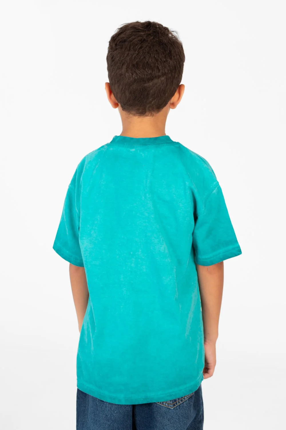 Boy's Basic Summer Oversized Half Sleeve T-shirt - Image 2