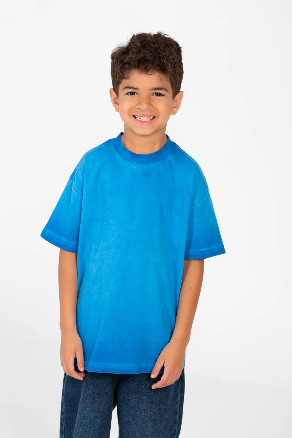 Boy's Basic Summer Oversized Half Sleeve T-shirt - Image 5