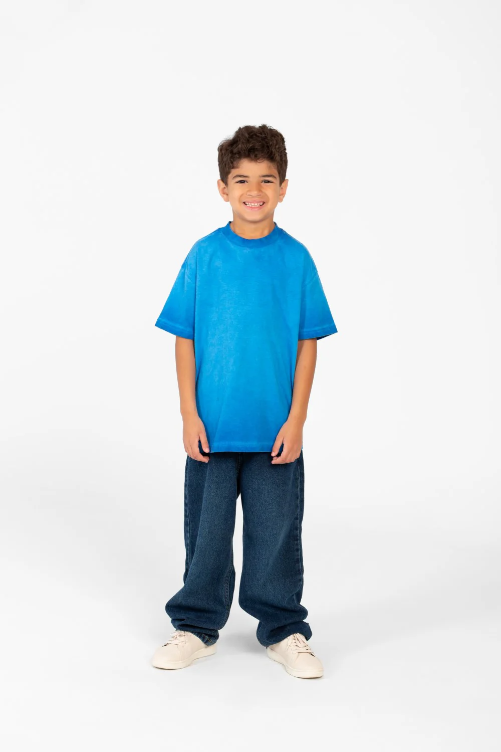 Boy's Basic Summer Oversized Half Sleeve T-shirt - Image 8