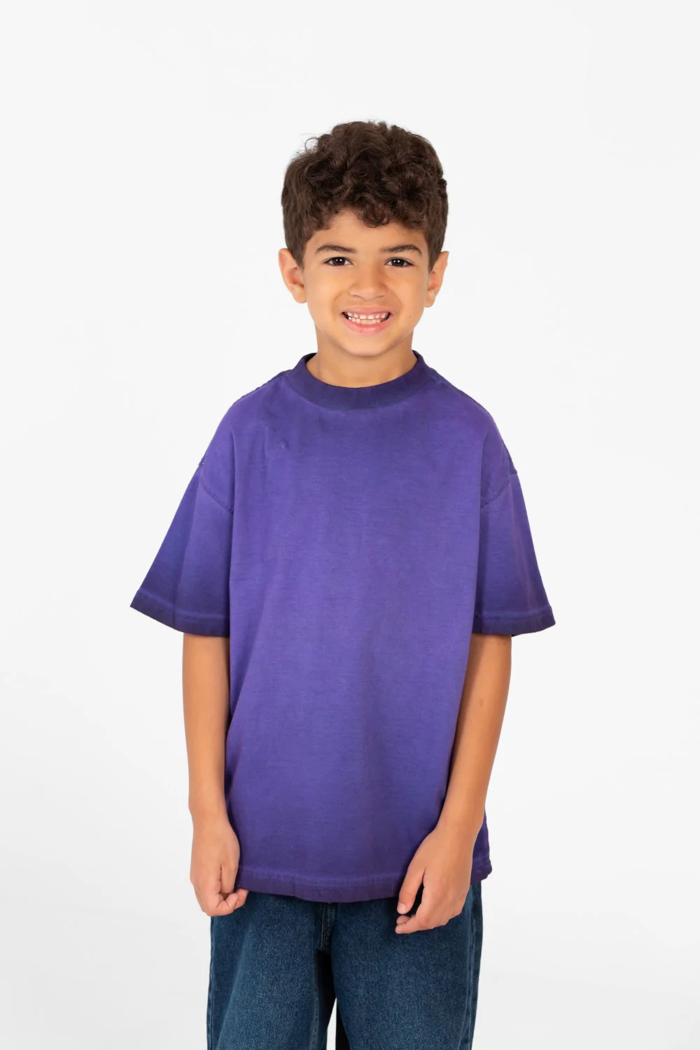 Boy's Basic Summer Oversized Half Sleeve T-shirt - Image 9