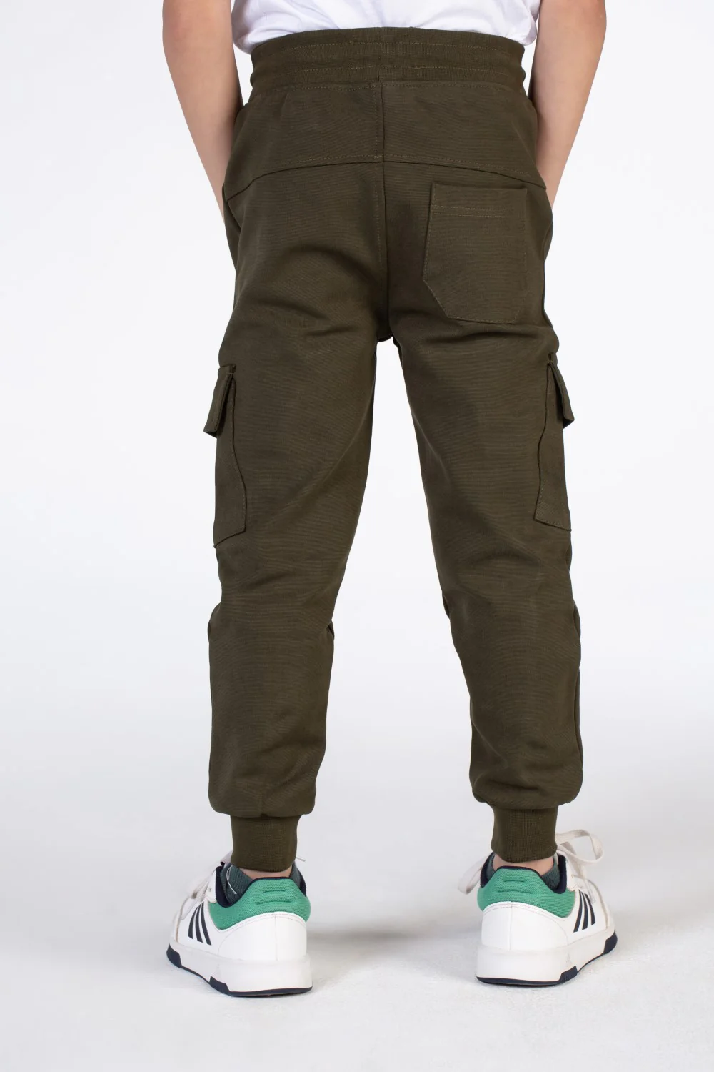 Boy's Basic Sweatpants With Elastic Waistband And Front And Back Pockets - Image 5