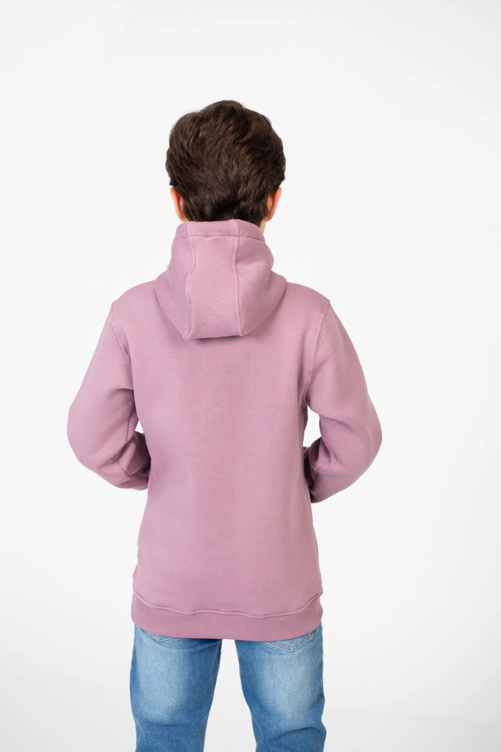Boy's Basic Tomato Sweatshirt With Kangaroo Pocket - Image 14