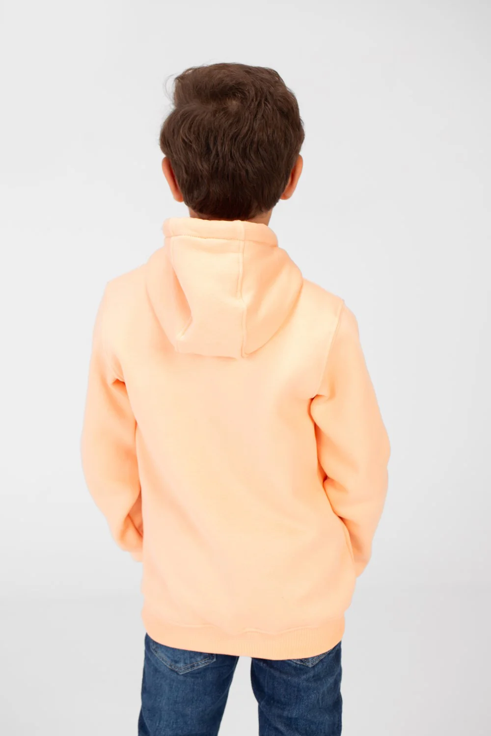 Boy's Basic Tomato Sweatshirt With Kangaroo Pocket - Image 18