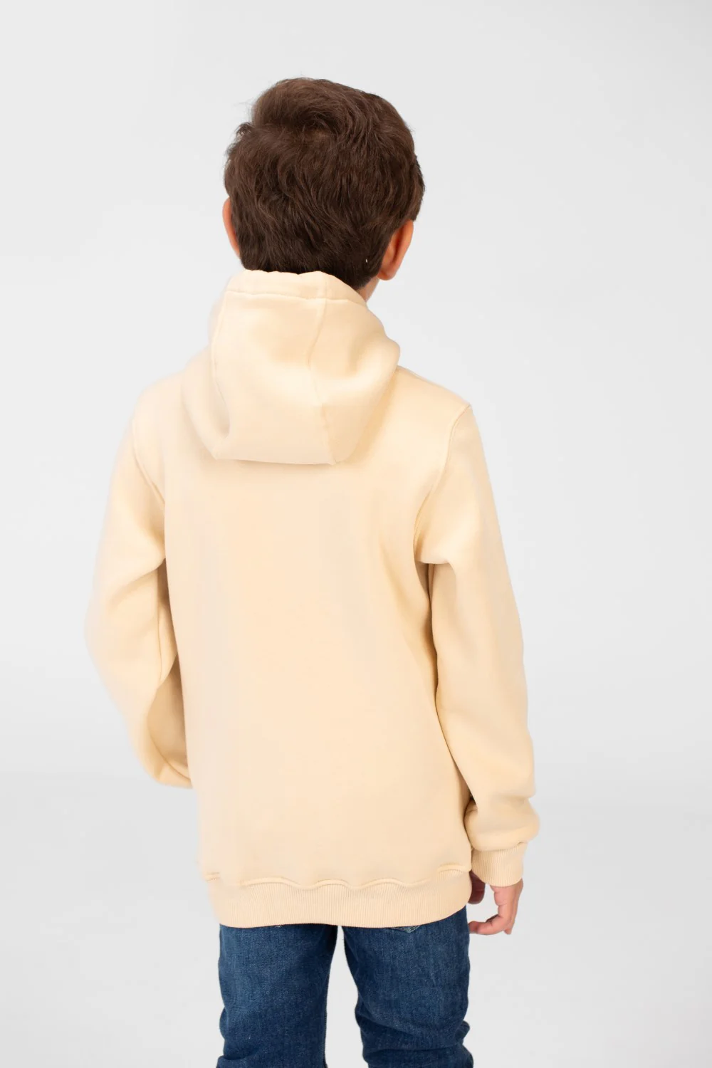 Boy's Basic Tomato Sweatshirt With Kangaroo Pocket - Image 6