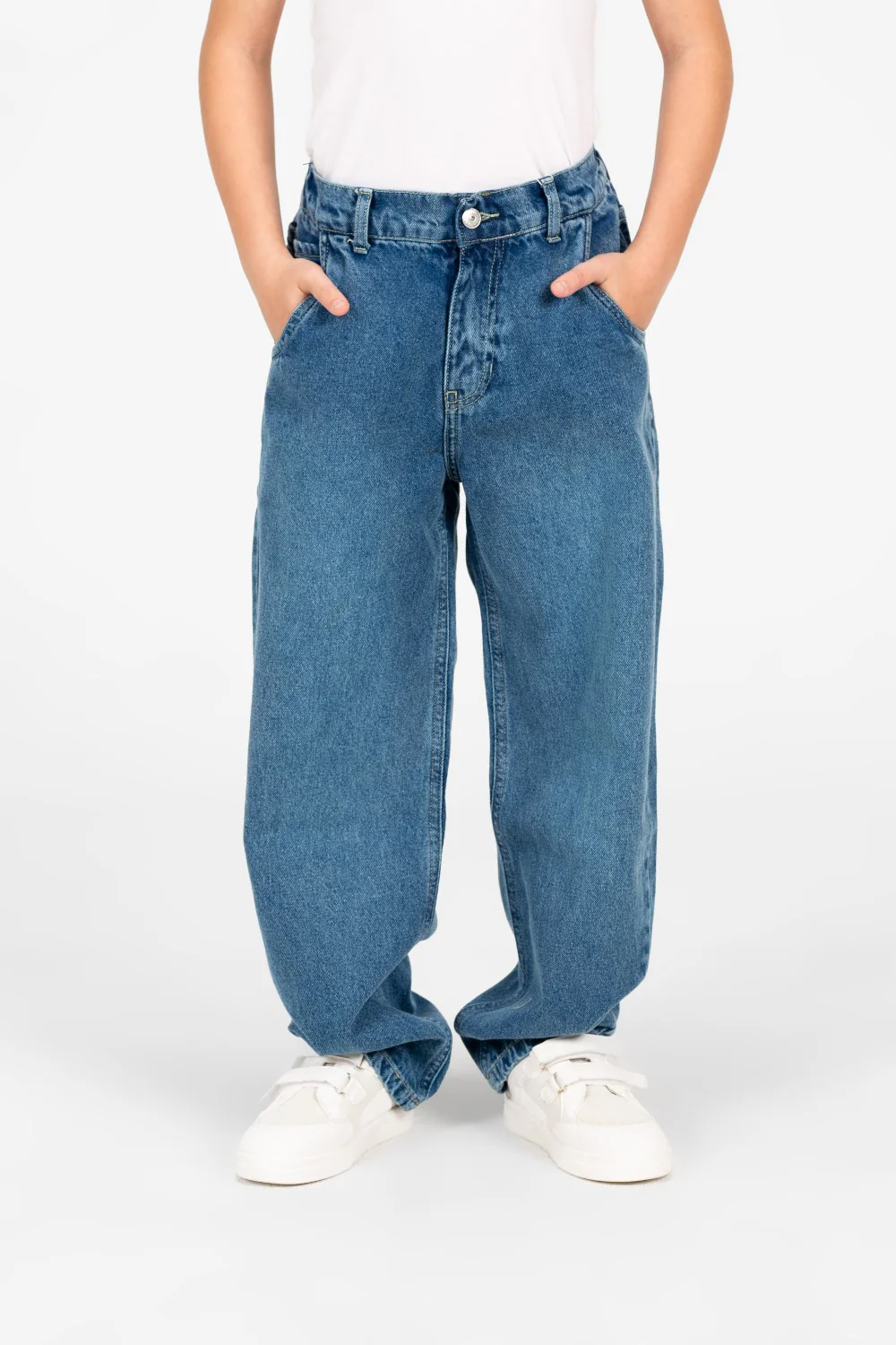 Boy's Boyfriend Jeans Pants In Modern Design - Image 5