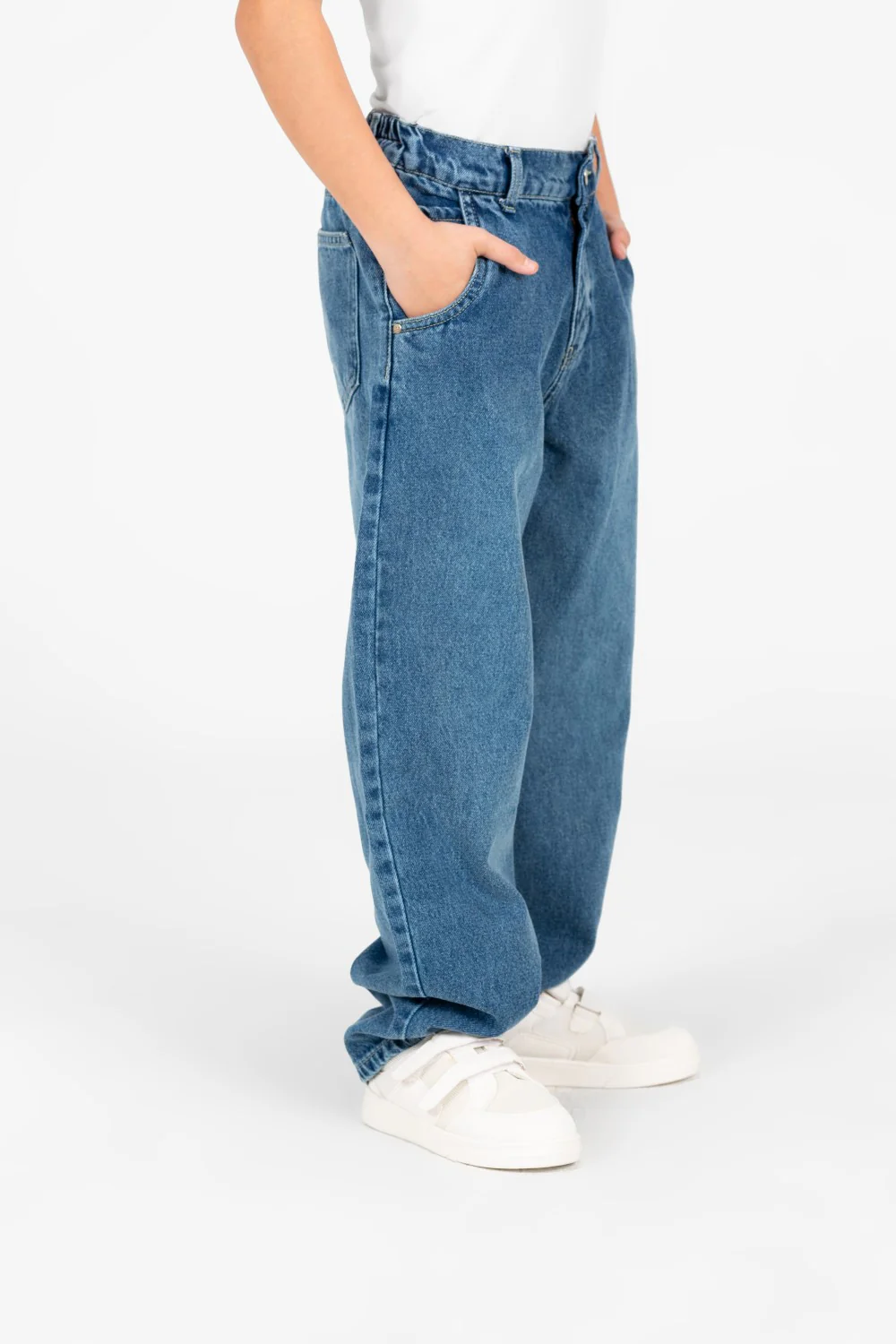 Boy's Boyfriend Jeans Pants In Modern Design - Image 7