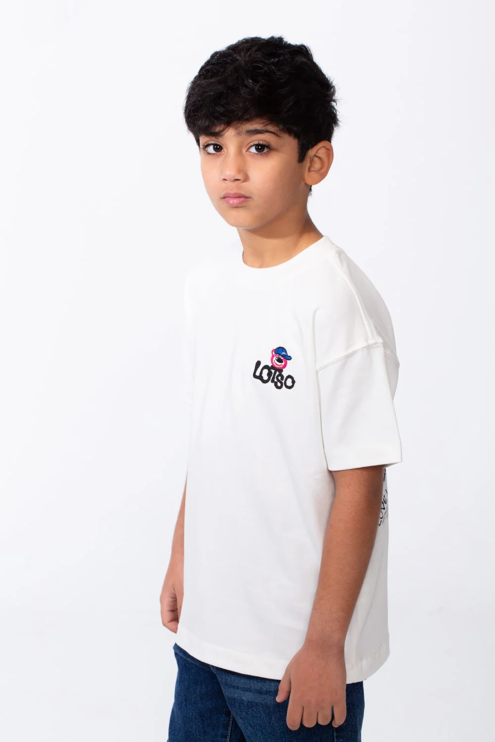 Boy's Tomato Store Breathable Fabric Playful Back Graphic Bold Artistic Sketches Crew Neck Slim Fit With Fun Active Everyday Wear T-Shirt - Image 12