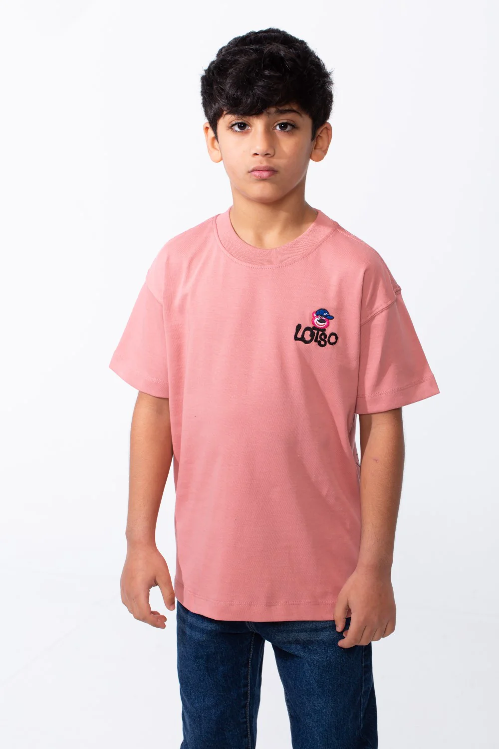 Boy's Tomato Store Breathable Fabric Playful Back Graphic Bold Artistic Sketches Crew Neck Slim Fit With Fun Active Everyday Wear T-Shirt - Image 5