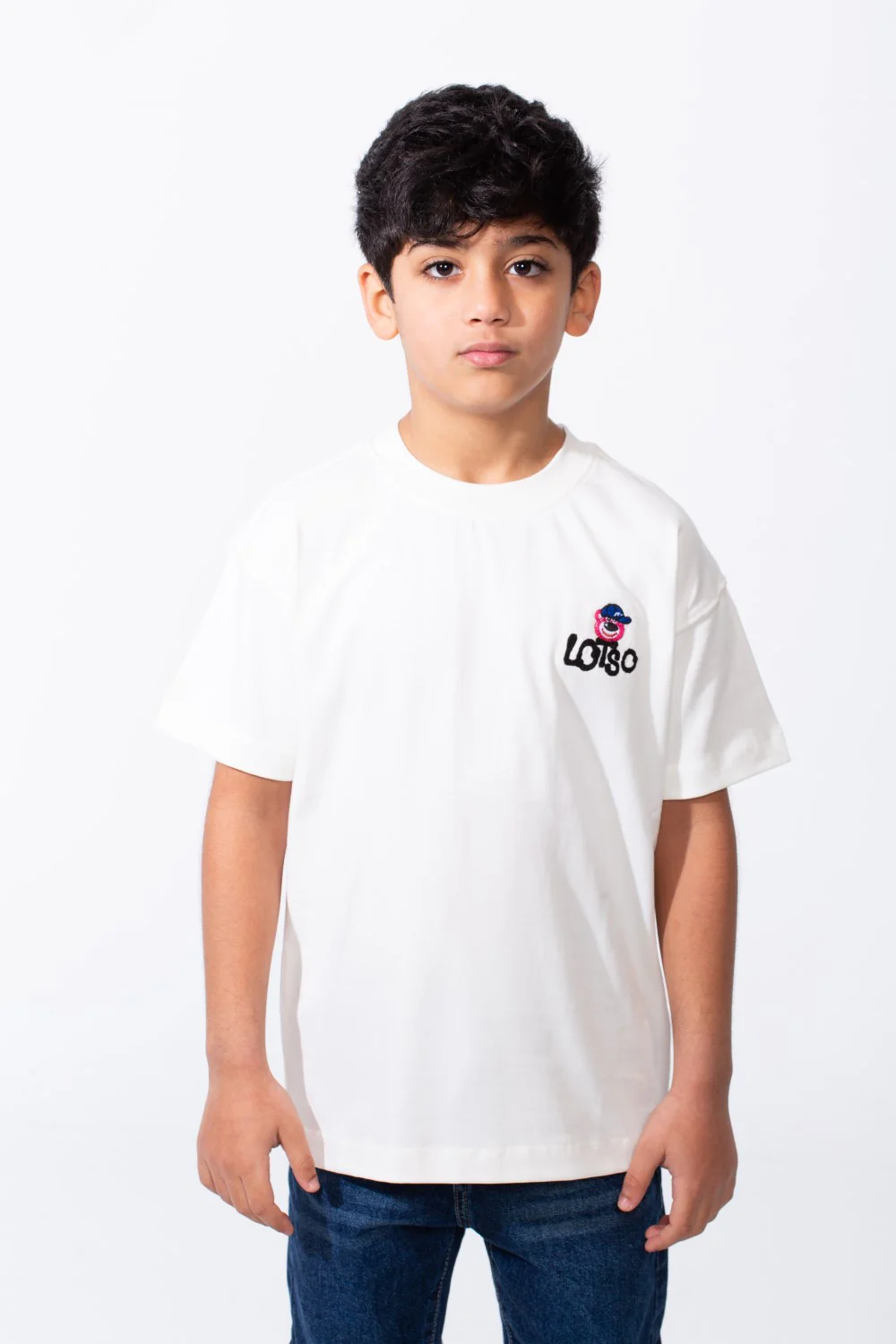 Boy's Tomato Store Breathable Fabric Playful Back Graphic Bold Artistic Sketches Crew Neck Slim Fit With Fun Active Everyday Wear T-Shirt - Image 9