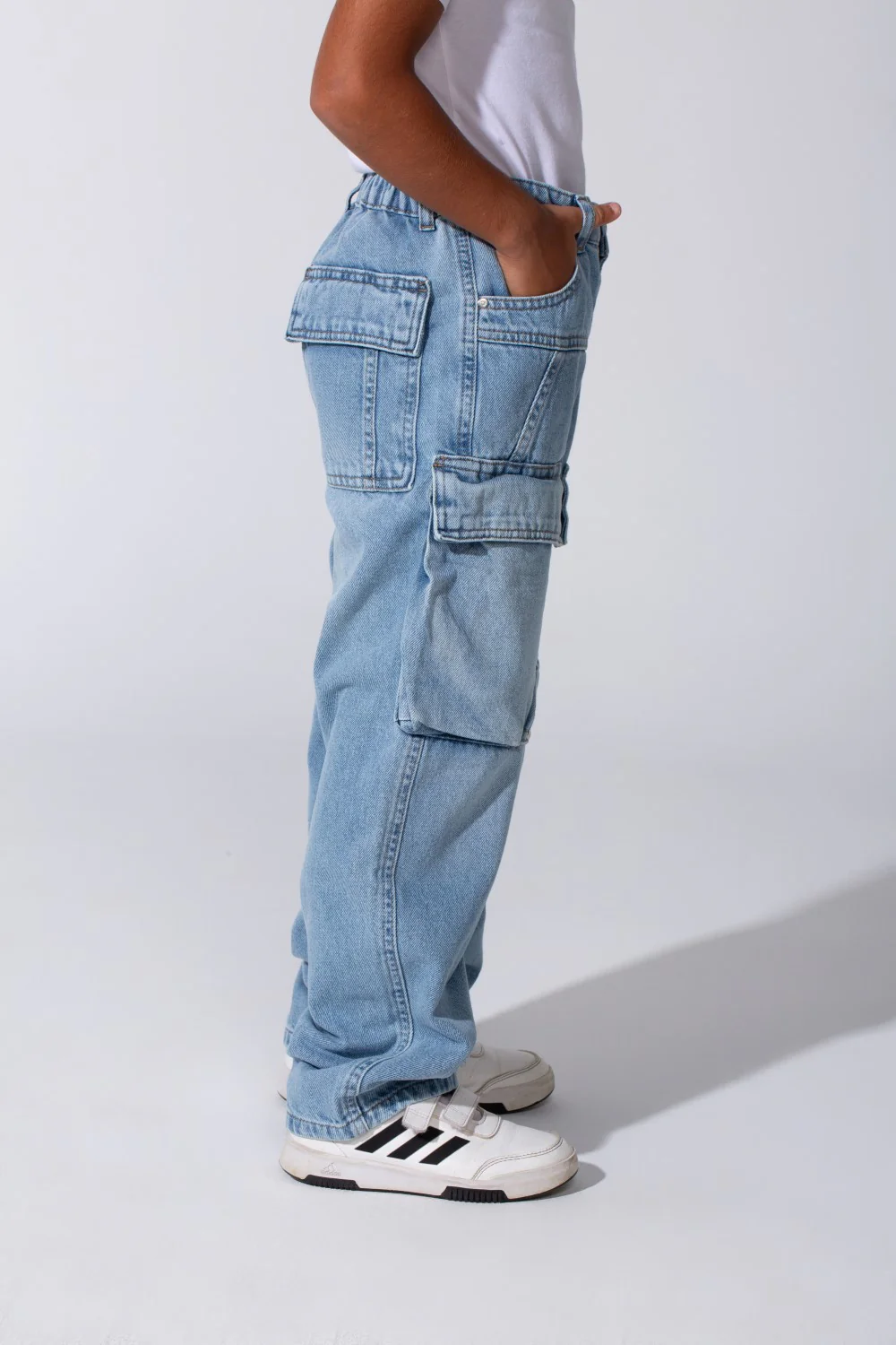Boy's Cargo Jeans Pants With Pockets And A High Quality Modern Design - Image 17