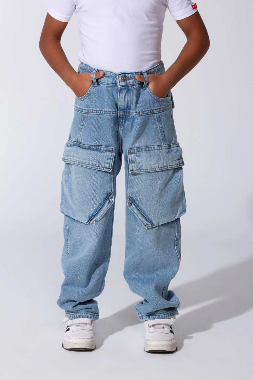 Boy's Cargo Jeans Pants With Pockets And A High Quality Modern Design - Image 19