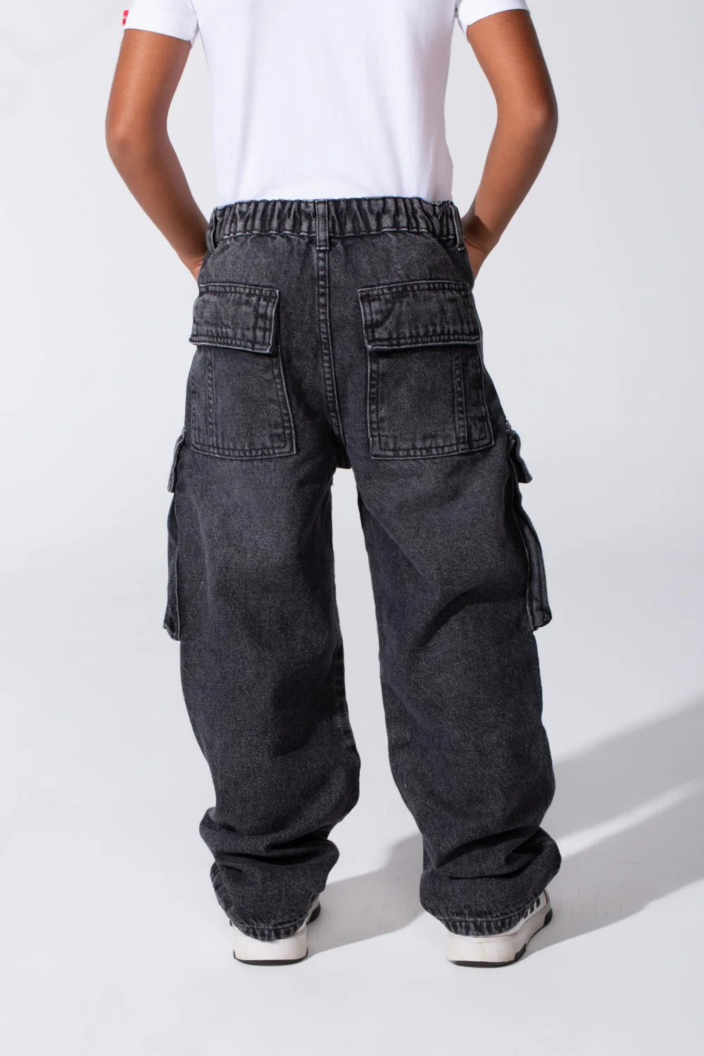 Boy's Cargo Jeans Pants With Pockets And A High Quality Modern Design - Image 2
