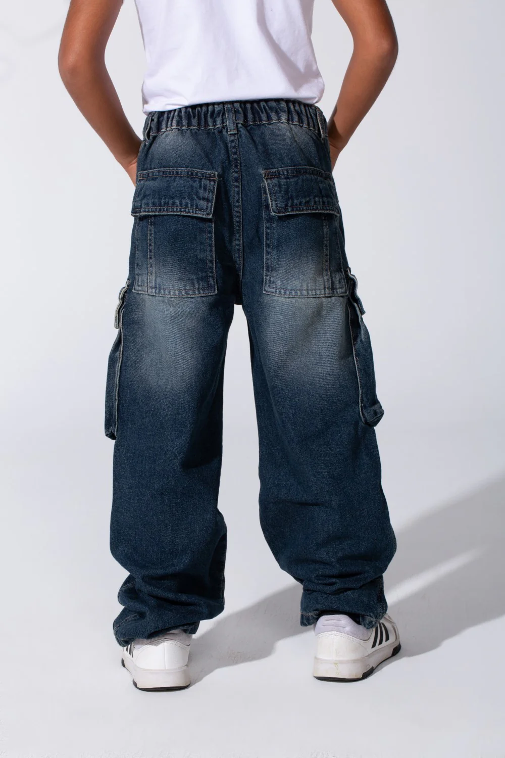 Boy's Cargo Jeans Pants With Pockets And A High Quality Modern Design - Image 6