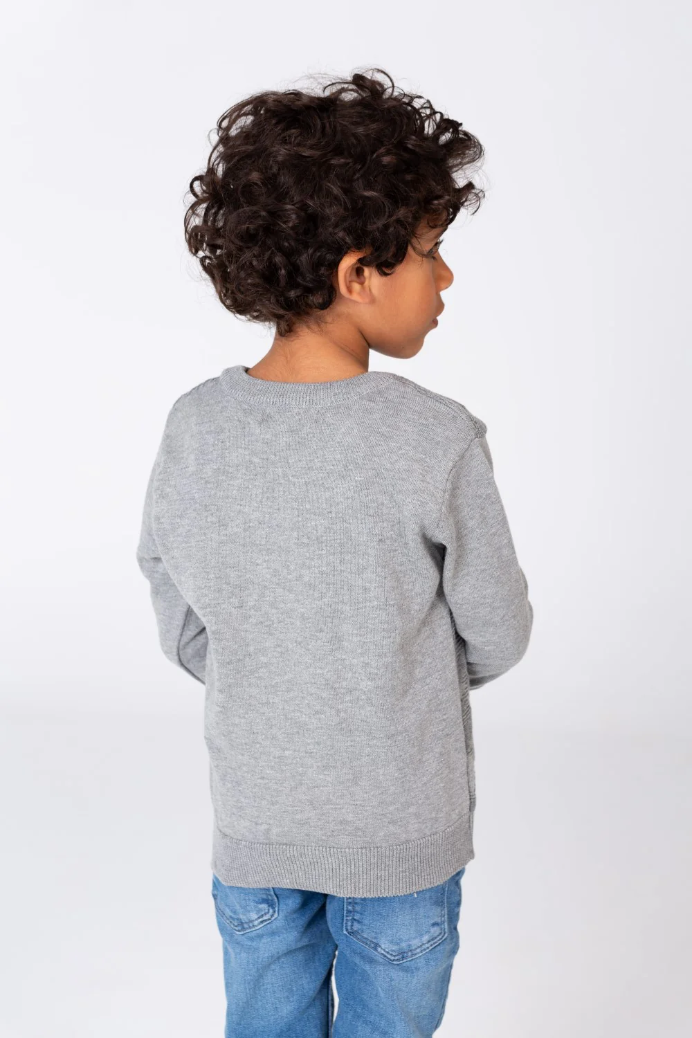 Boy's Checked Pullover With A Round Neck And Comfortable Cotton Material - Image 8