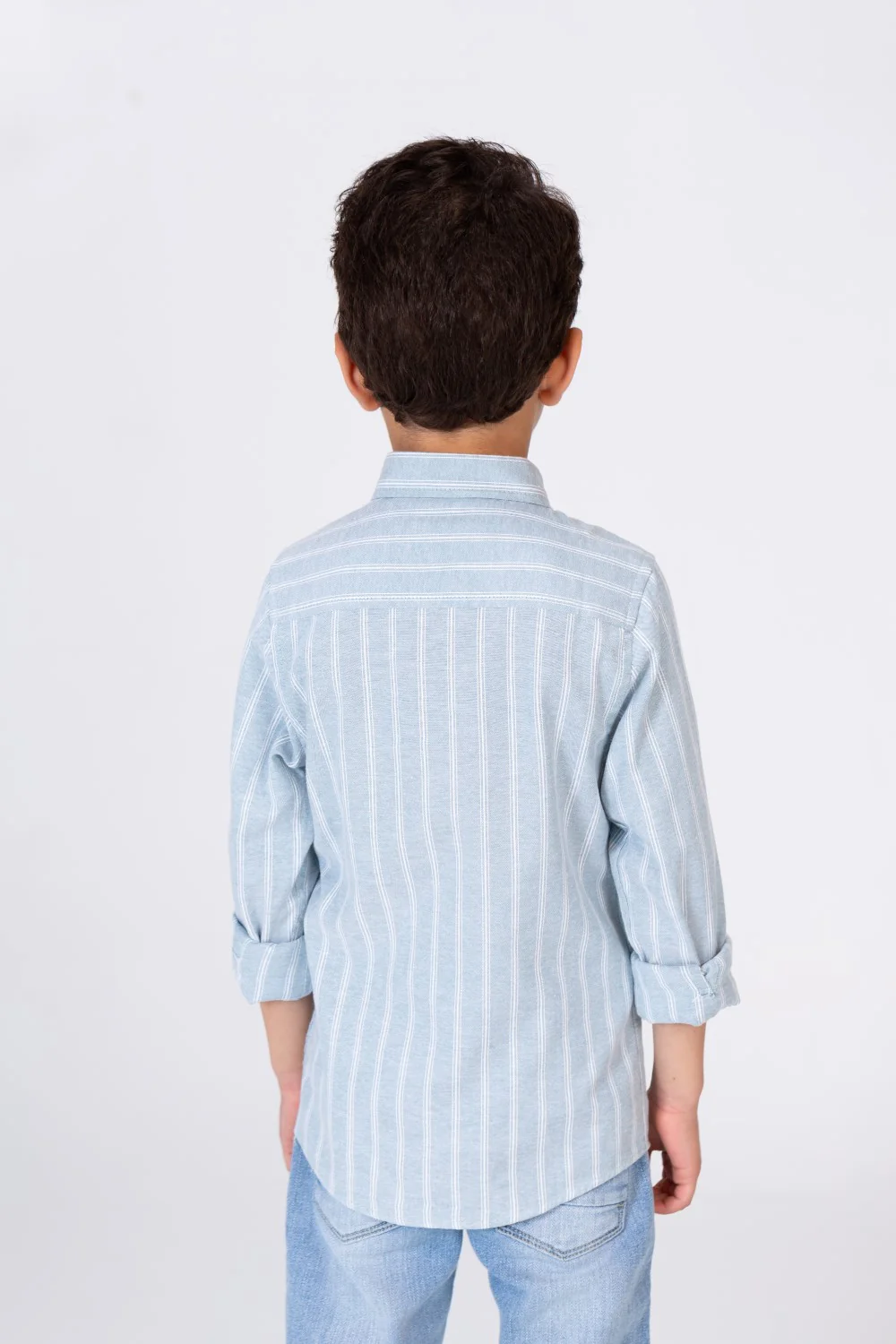 Boys colorful shirt with unique trendy stripes - Image 11