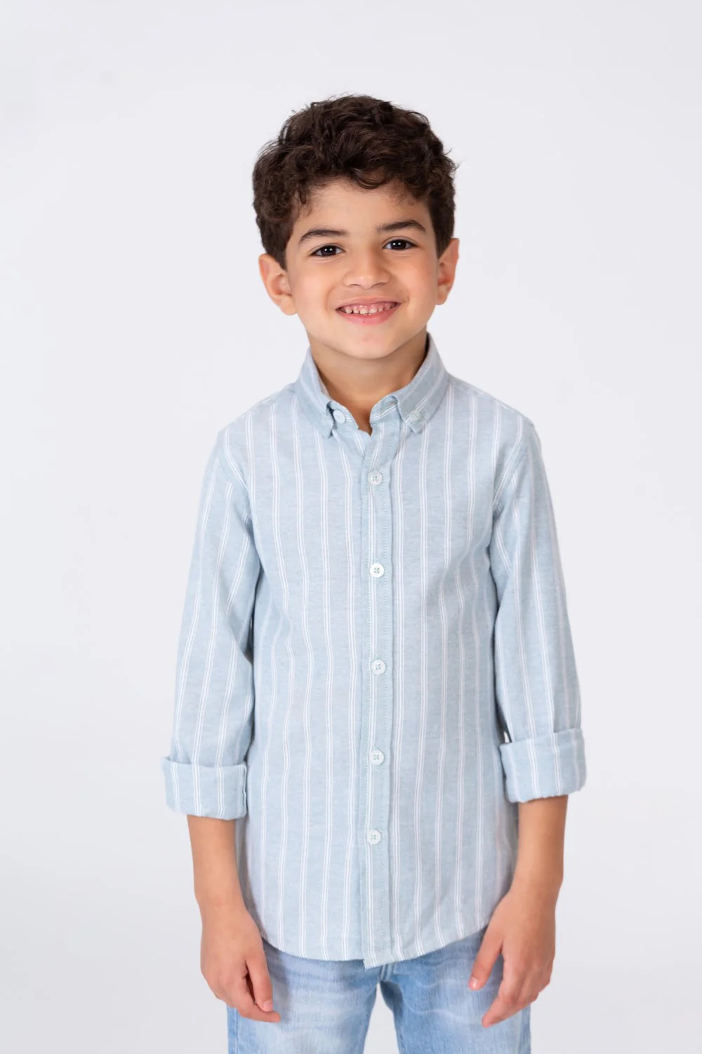 Boys colorful shirt with unique trendy stripes - Image 12