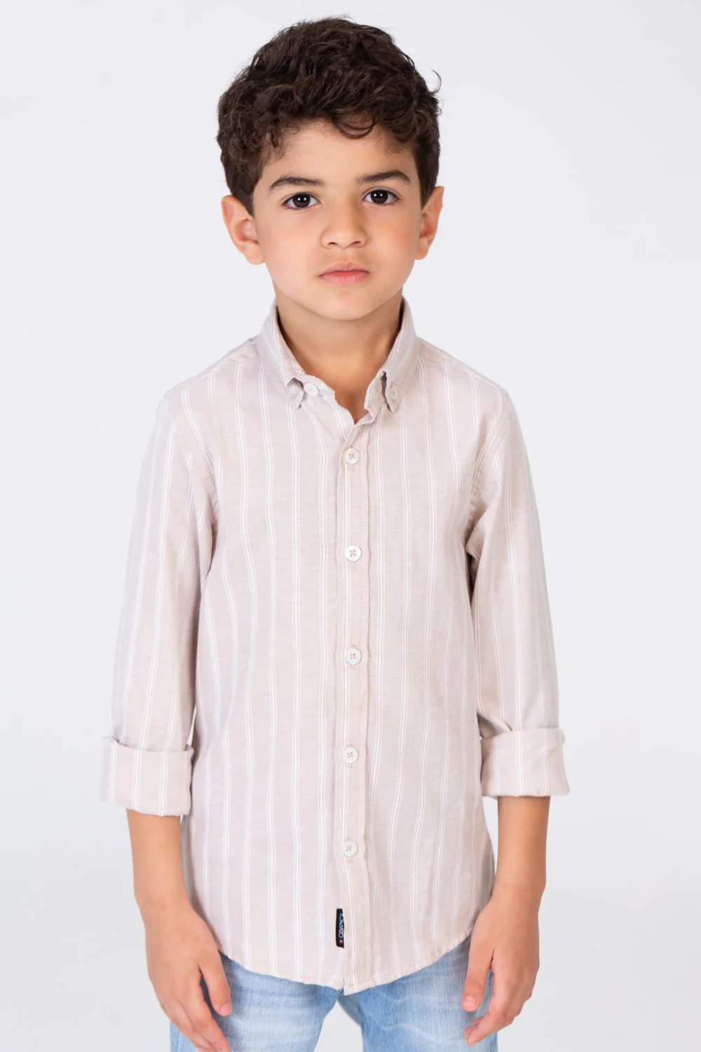 Boys colorful shirt with unique trendy stripes - Image 3